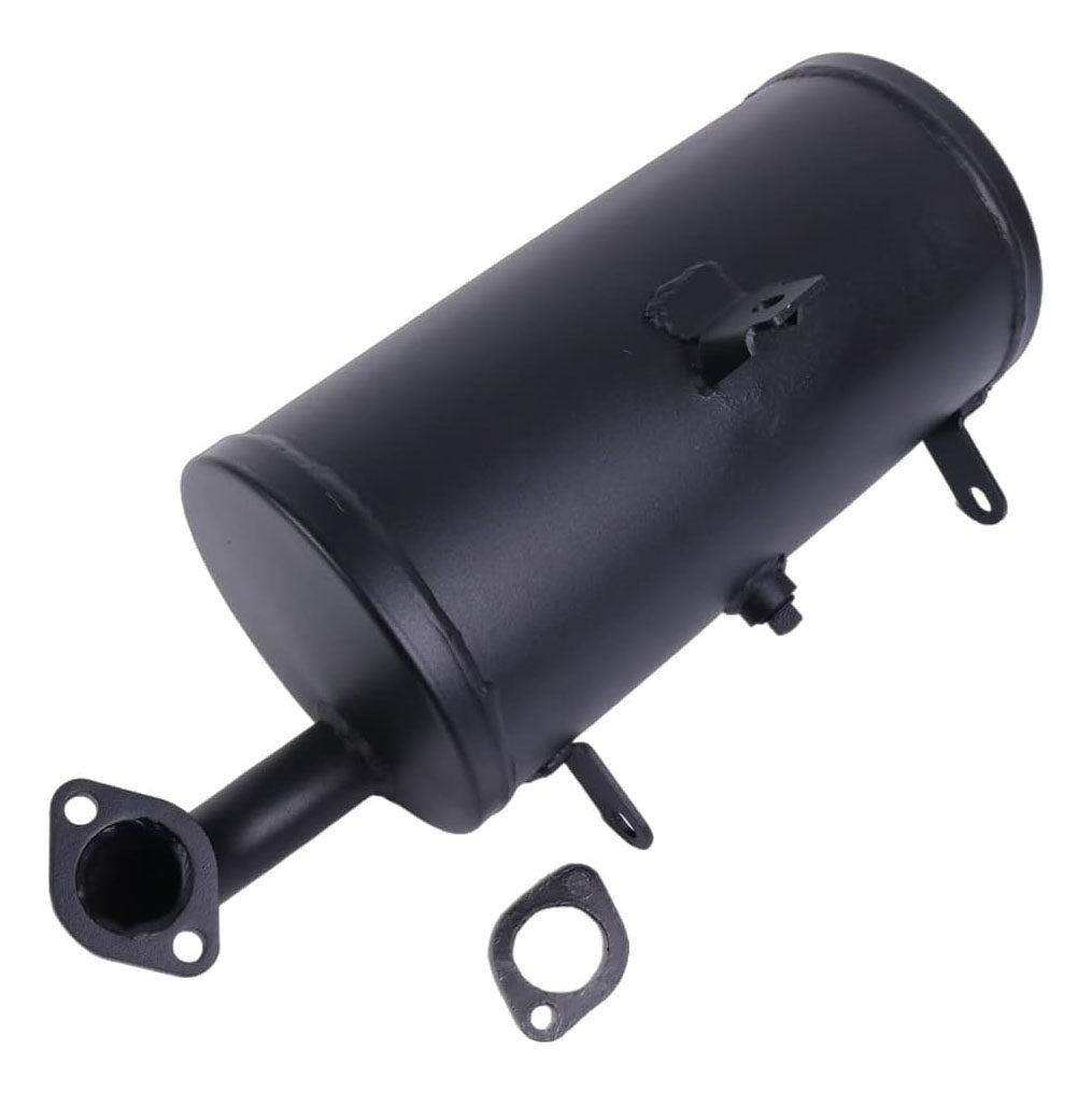 18091-0235 18091-0487 Exhaust Muffler W/ Gasket 11061-0132 Compatible with Kawasaki Mule 600 610 SX