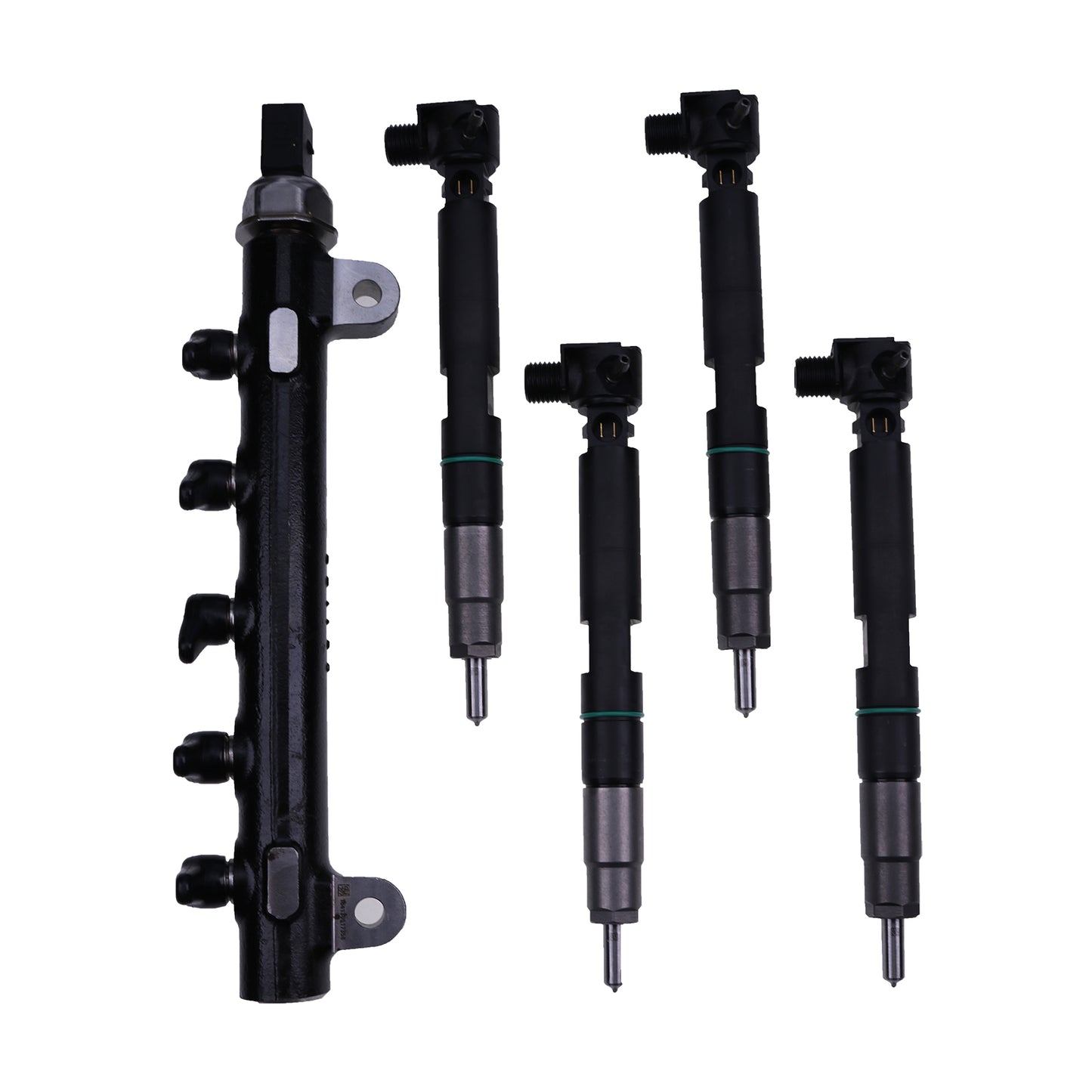 New 4X Fuel Injectors 400903-00074D 7275454 28337917 & 1X Common Rail 28240435 7030409 150120-00062A Compatible with Doosan D24 Engine Bobcat S450 S510 S550 S570 S590 S595 S630 S650