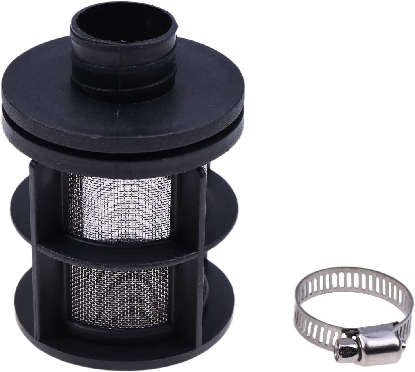 New 25mm Air Intake Filter Kit Silencer Muffler with Seal Clamp Compatible with Webasto Dometic Eberspacher Diesel Parking Heater Replace 251864810100 Exhaust Pipe