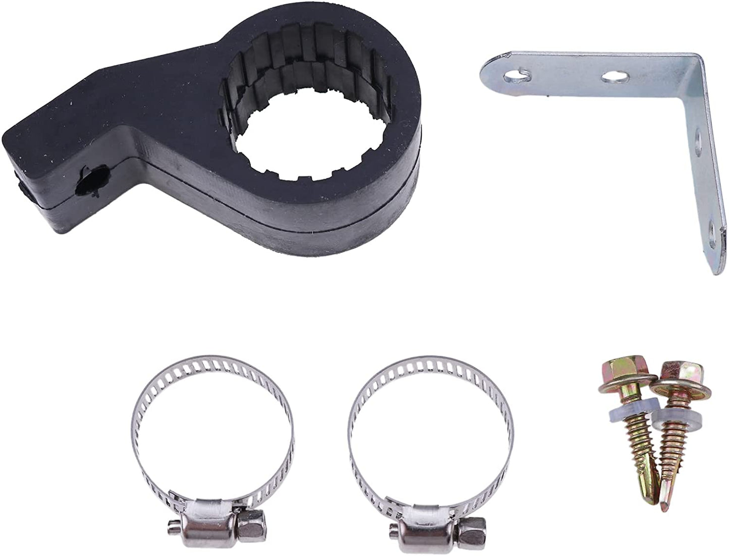 New Rubber Fuel Dosing Pump Holder Bracket Kit 221000500300 with Clamps Screws for Eberspacher D2 D4 D5 Airtronic D1LCC D3LC Heaters