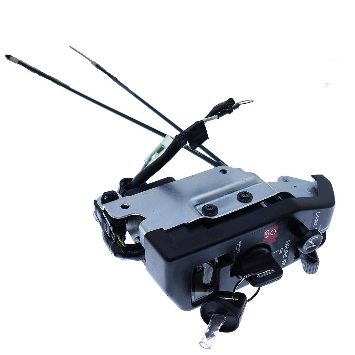 New Control Box Ignition Switch Assy with 2PCS Keys and 2PCS Throttle Cables Compatible with Honda Double Cylinder Gasoline Generator GX630 GX690