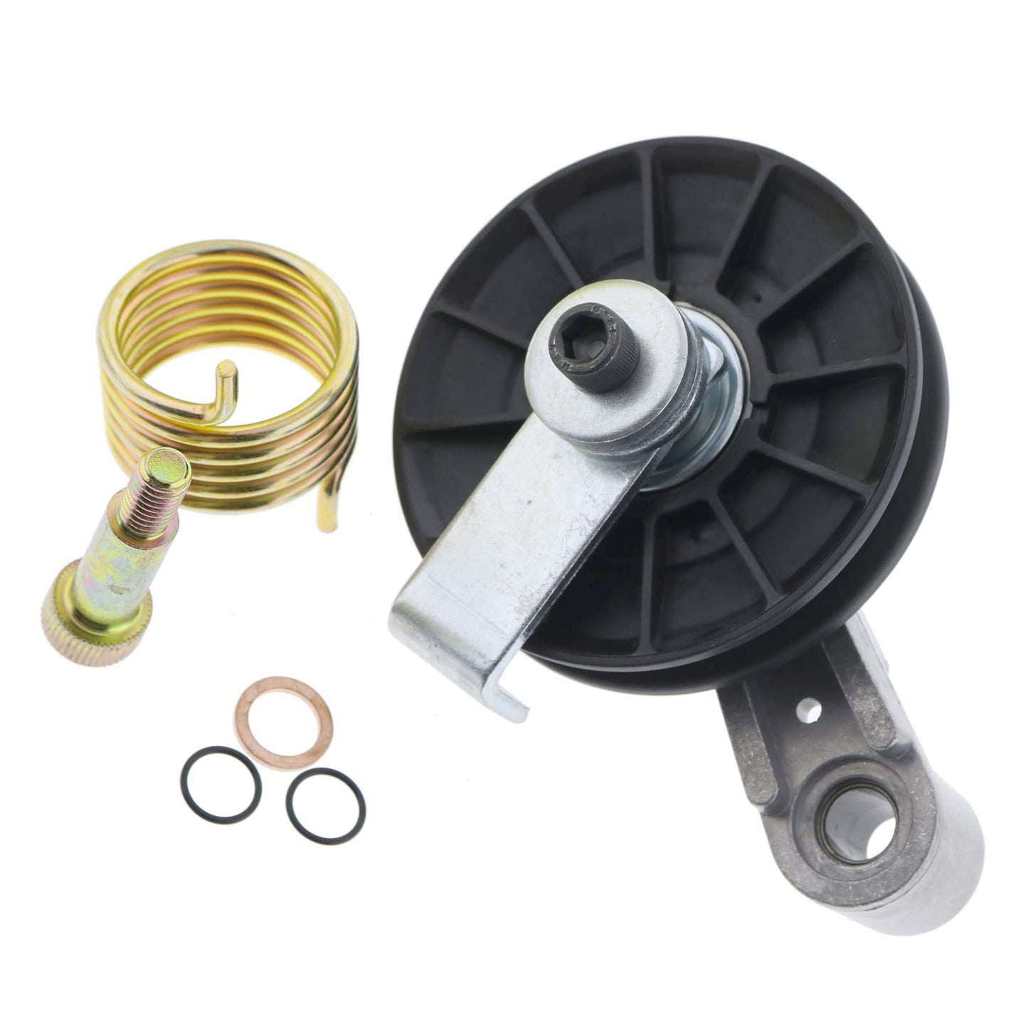 New 6662997 6725212 6700115 Cooling Fan Pulley Tensioner Kit Compatible with Bobcat 753 773 873 S175 T190 A220 A300 S130 S150 S160 S175 S185 S205 S220