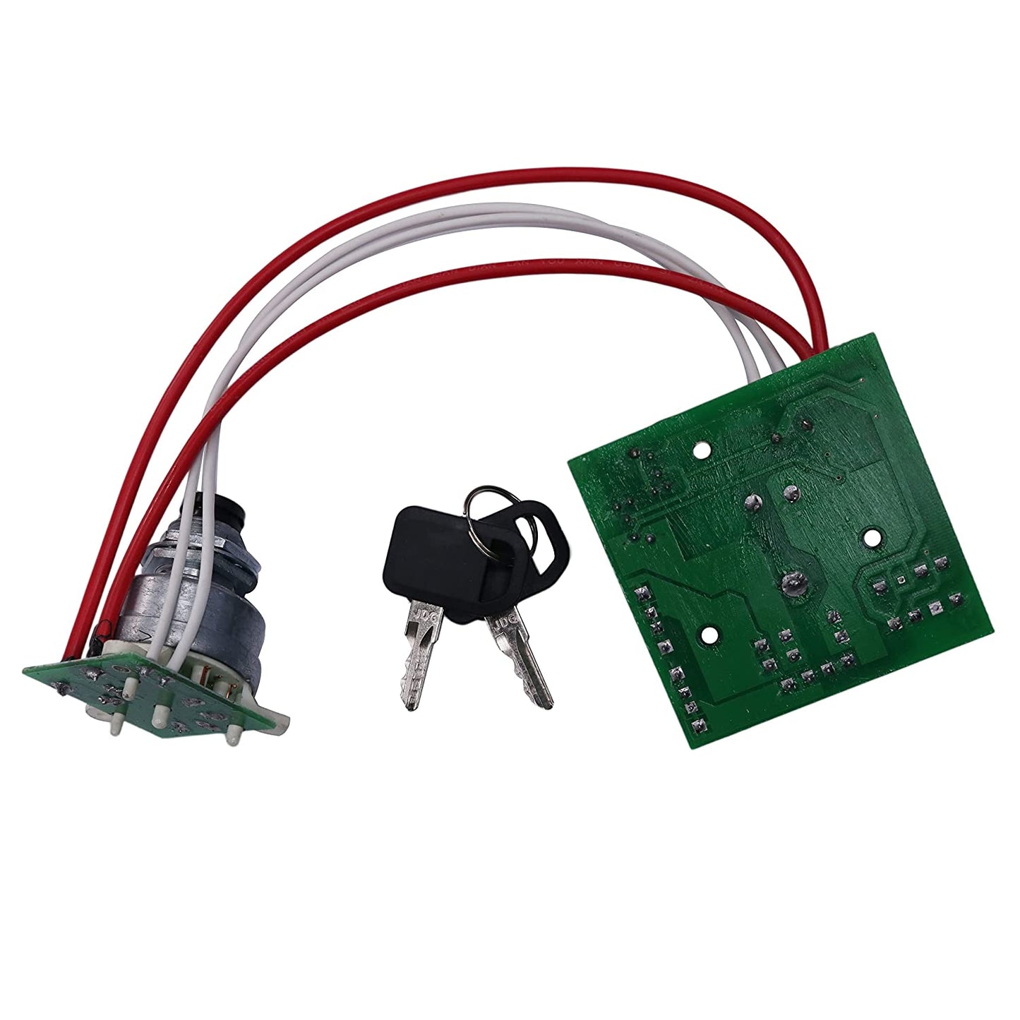 New AM122913 Ignition Switch Module with 2 Umbrella Keys Compatible with John Deere Tractor 345 325 335 Serial Number-070000