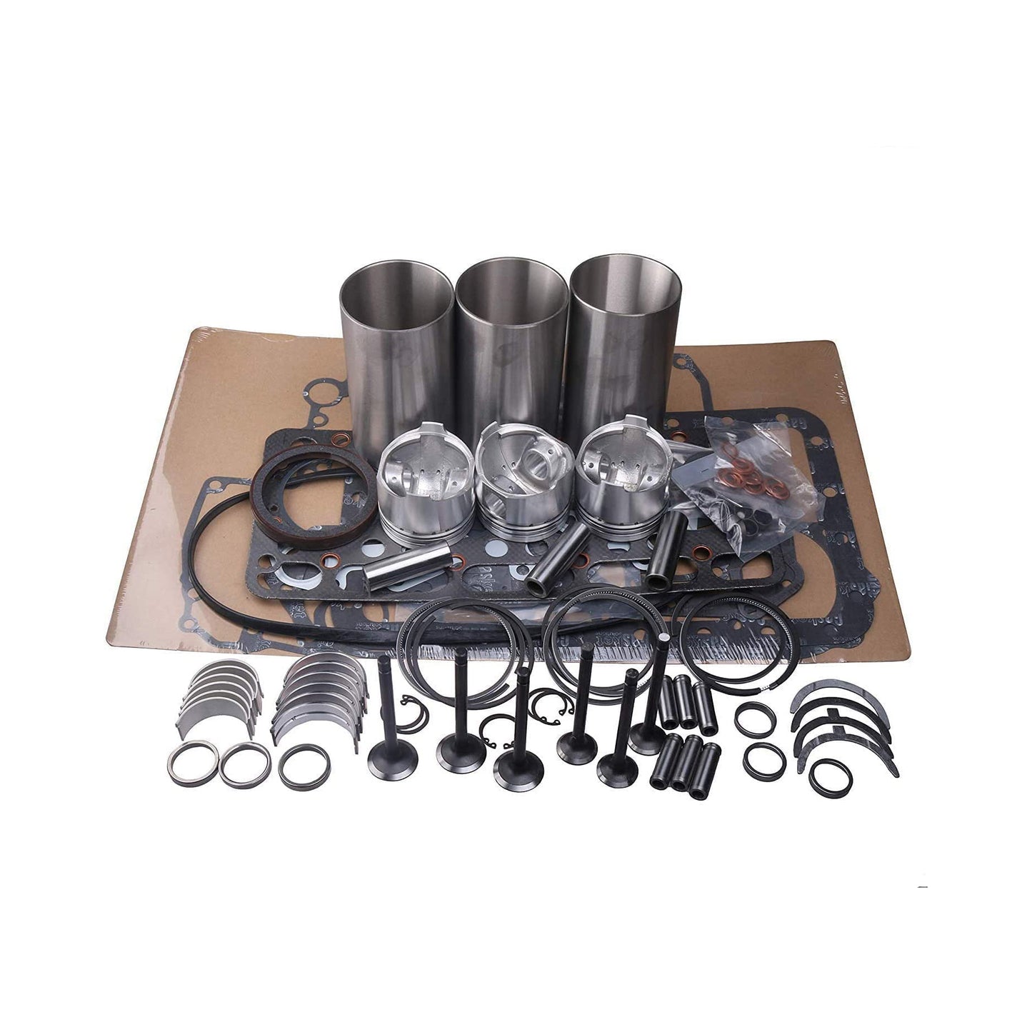 New Overhaul Rebuild Kit for Kubota V2403 V2403-M-DI-TE2B Engine Bobcat E42 E45 E50 E55 Excavator T180 S205 S530 AR522 T110 Skid Steer Loaders