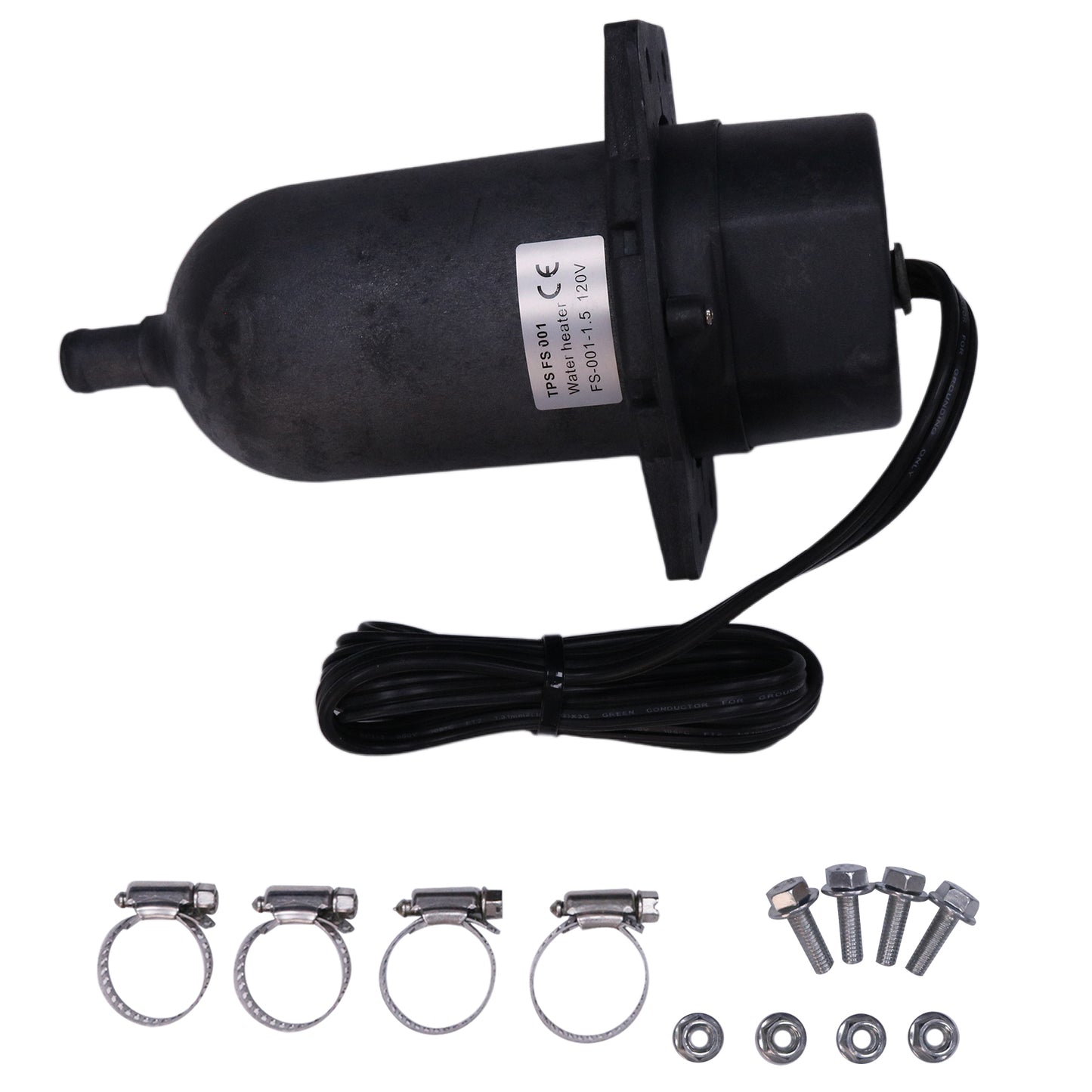 New 1500W 120V Option 100-120F Engine Heater Coolant Pre- Heater TPS151GT10-000 590-893 590893 084918G Compatible with Generators Tractors Buses Trucks Boats Some Cars