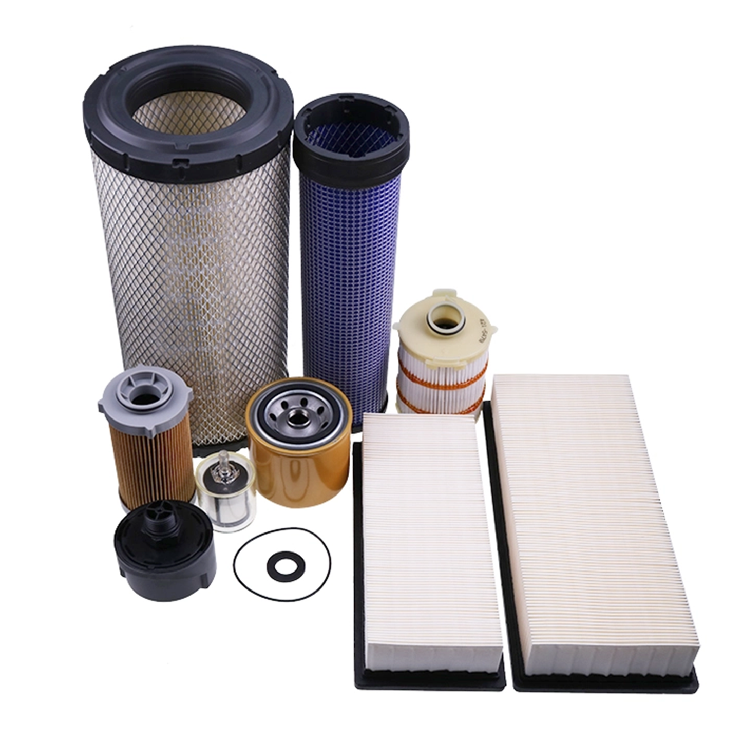 New 1000 Hours Filter Kit Compatible with Caterpillar Track Loader 236D 242D 246D 262D 272D 272D2 259D 279D 289D 299D 299D2 257D 277D 287D 297D 297DXHP 297D2 297D2XHP 226D 232D 239D 249D