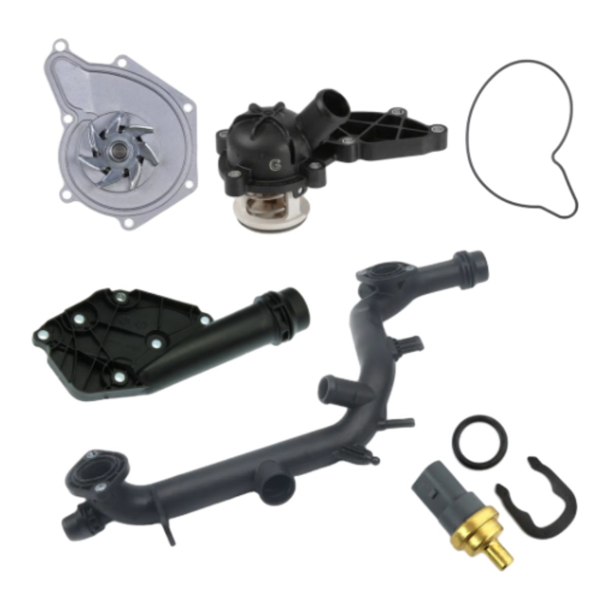 06E121045J Engine Cooling Water Line For 2008-2012 Audi A4 A5 Quattro Q5 3.2L V6