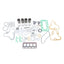 V1902 Overhaul Rebuild Kit For Kubota Engine Tractor L3350DT L2850F