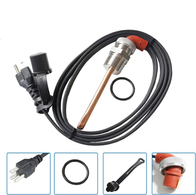 3500022 Heater Compatible with Cummins Paccar 3/4" NPT Thread 120 Volts 750 Watts