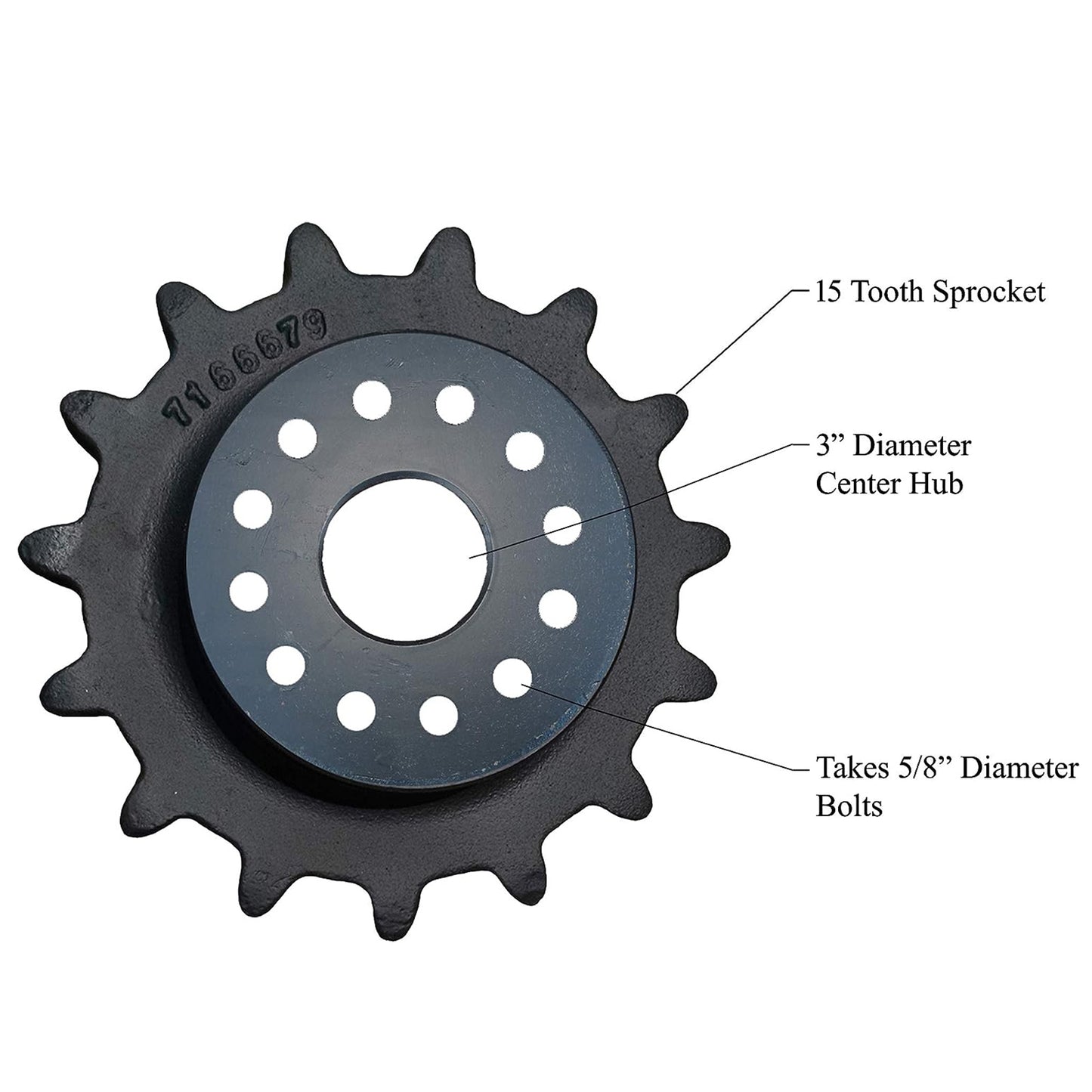 7166679 Drive Sprocket Compatible With Bobcat T180 T550 T190 T590 T190 T550 T180 T590