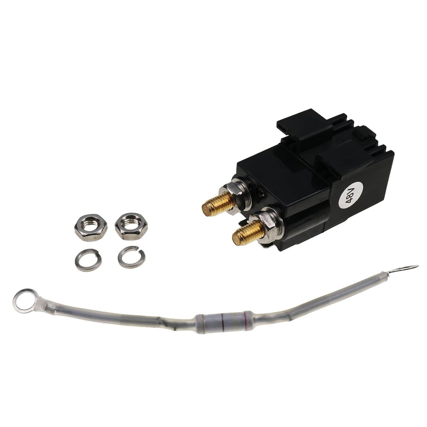 102865901 Solenoid Compatible 48V 4T with Club Car DS & 95-Up DS and 04-08 Precedent Golf Carts