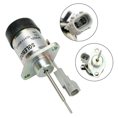 1E411-60012 Stop Solenoid Compatible With Kubota 325 Miller Mig Welder Trailblazer D902 Engine