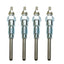 4X Glow Plug 16415-65512 Compatible With Kubota V3300 V3300-E V3300-T M6800 M6800DT