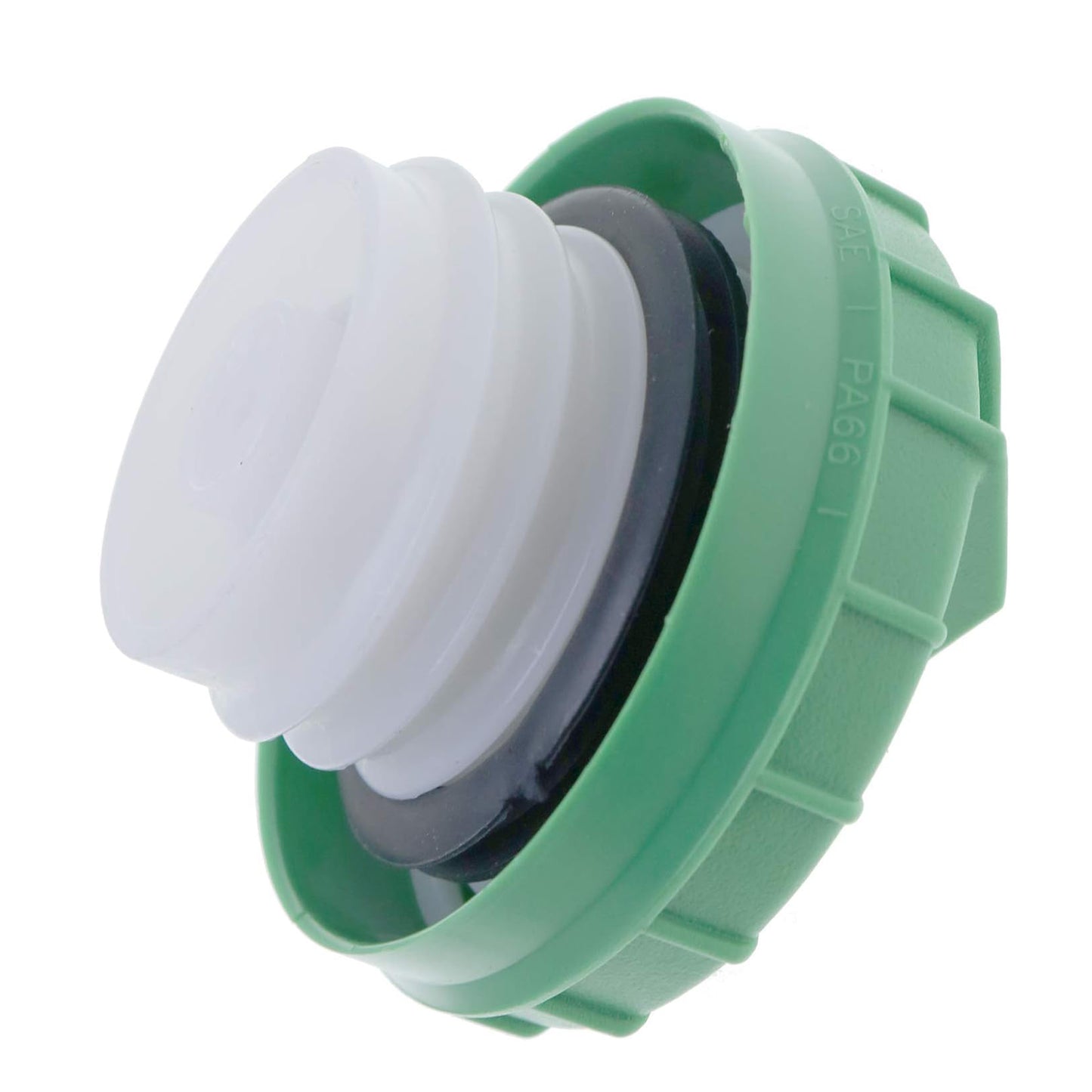2X 6632468 Green Fuel Fill Cap Compatible with New Holland L190 LS180 LS180.B L160 L170