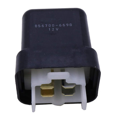 056700-6690 Starter Relay Compatible with Kubota L2900DT L3010DT L3300DT L3410DT