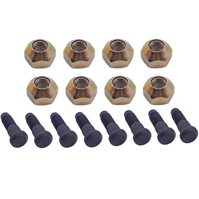 4PK Wheel Bolt & Nut Kit Compatible With Bobcat 1213 1600 2000 2400 2410 444M 500 520