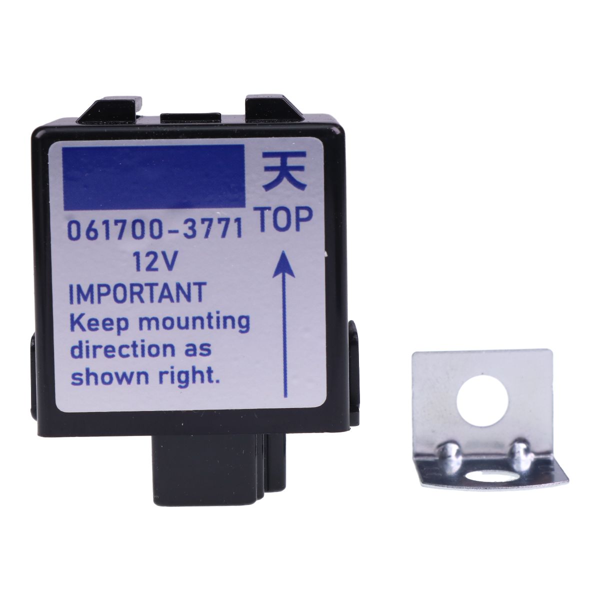 2PCS 12V Time Delay Relay Solenoid 061700-3770 For Denso Kubota Engine Stop Relay