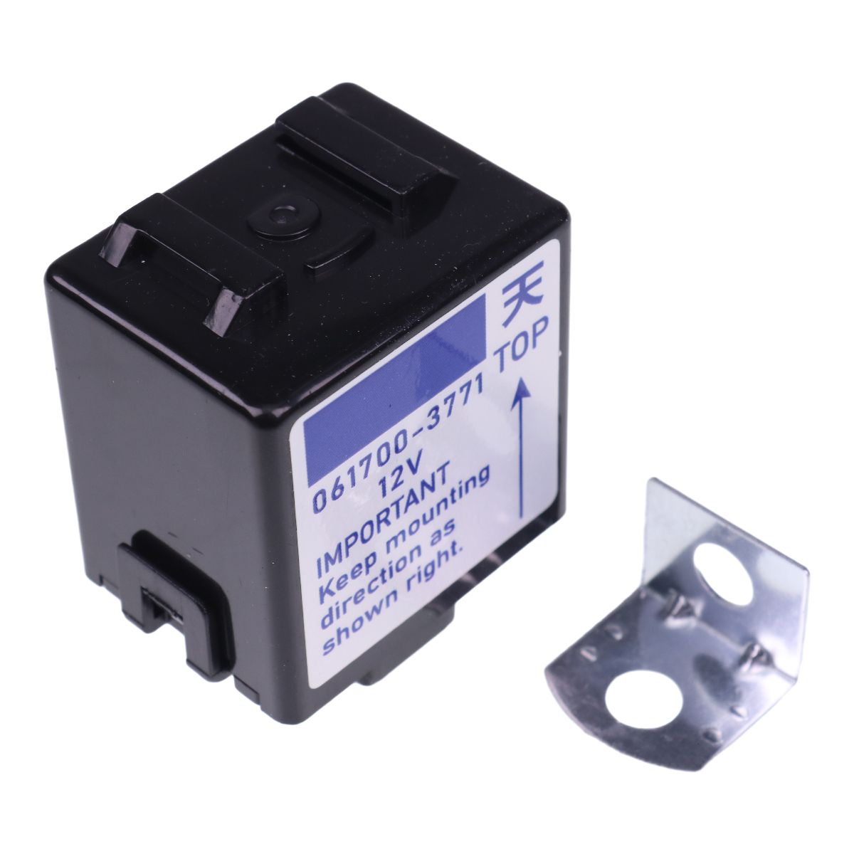 2PCS 12V Time Delay Relay Solenoid 061700-3770 For Denso Kubota Engine Stop Relay