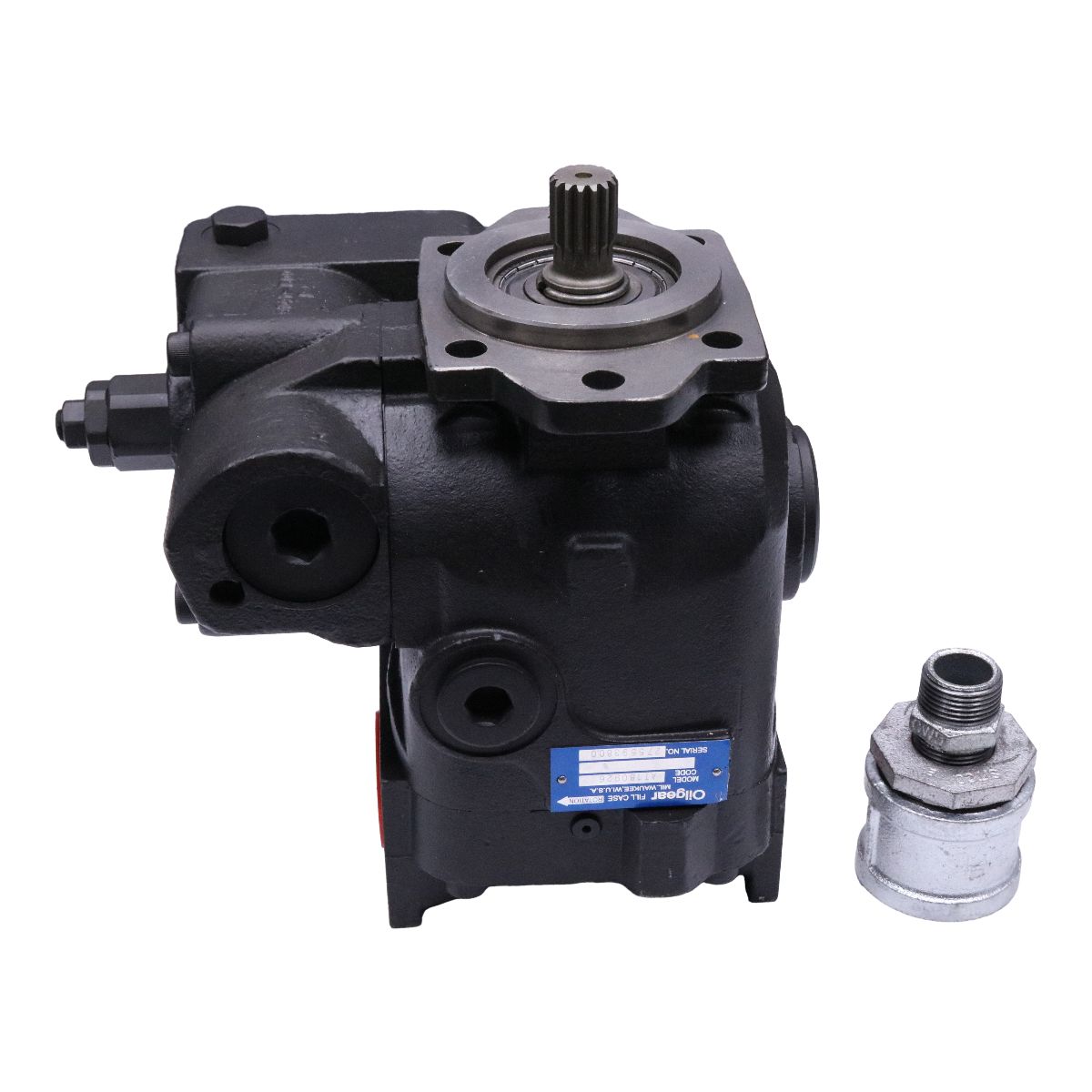 Hydraulic Pump AT180926 AT191574 & Valve for John Deere Backhoe Loader 410G 410E