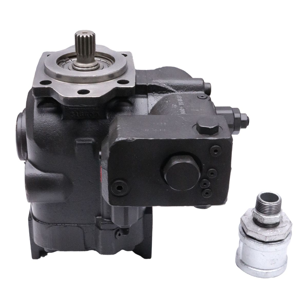 Hydraulic Pump AT180926 AT191574 & Valve for John Deere Backhoe Loader 410G 410E