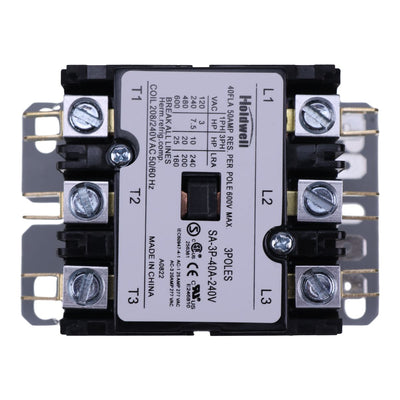 3 Poles 40 Amp 240V AC Coil DP Definite Purpose Contactor SA-3P-40A-240V