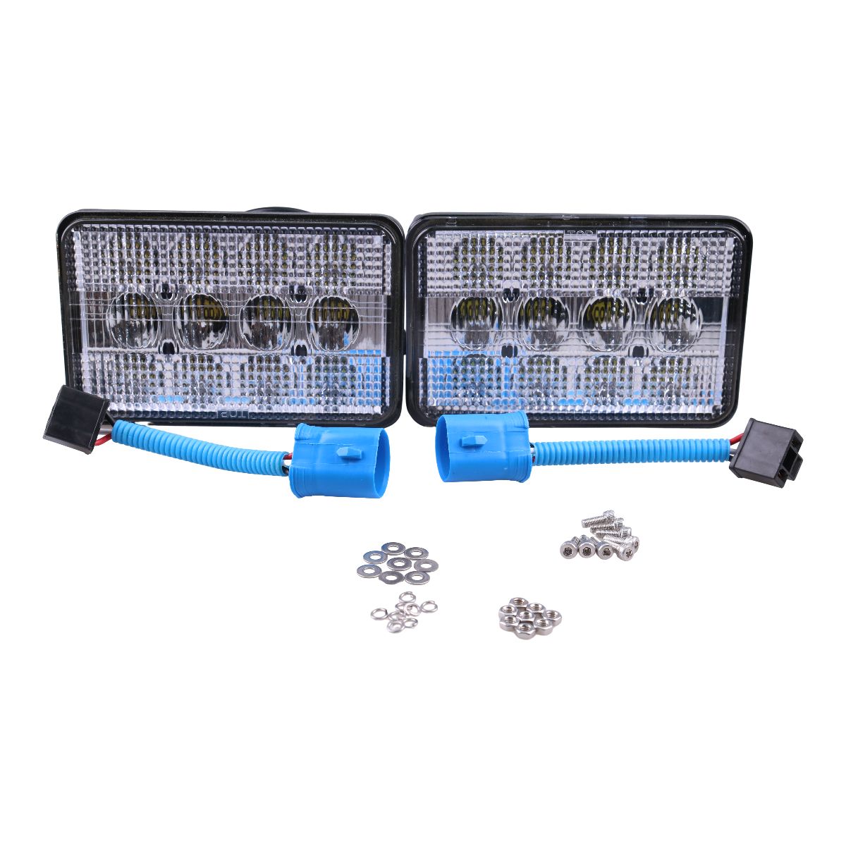 2X LED Hood Lights RE58638 Fits John Deere 5103 5203 5220 5403 5410 5415 5603 6603