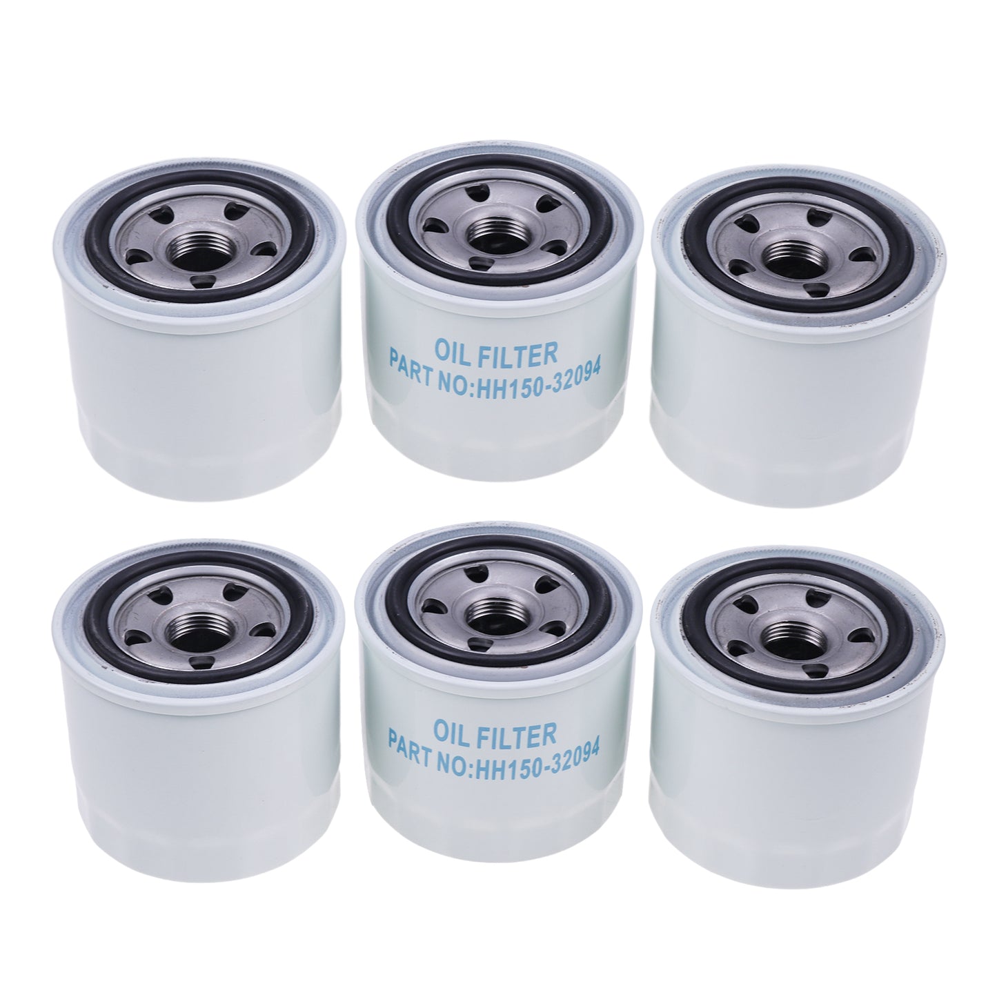 New 6X Oil Filter HH150-32094 70000-74034 Compatible with Kubota Some B, BX, RTV, ZD Models