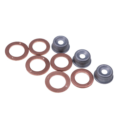 New 3 Cylinder Injection Seal Kit 19077-53650 Compatible with Kubota Engine 03, 05 Series V1205 V1305 V1505 V1505T V1903  V2003E V2203E V2403ME