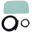 New Back Window Glass Kit Compatible with Bobcat S100 S130 S150 S160 S175 S185 S205 T110 T140 T180 T190 T200 T200 T250 T300 T320