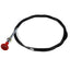 New 72" Long Universal Stop Cable w/Red Knob Shut Off Cable CC66 Compatible with Massey Ferguson 165 175 235 245 255 265 275 285 1080 1085 1100