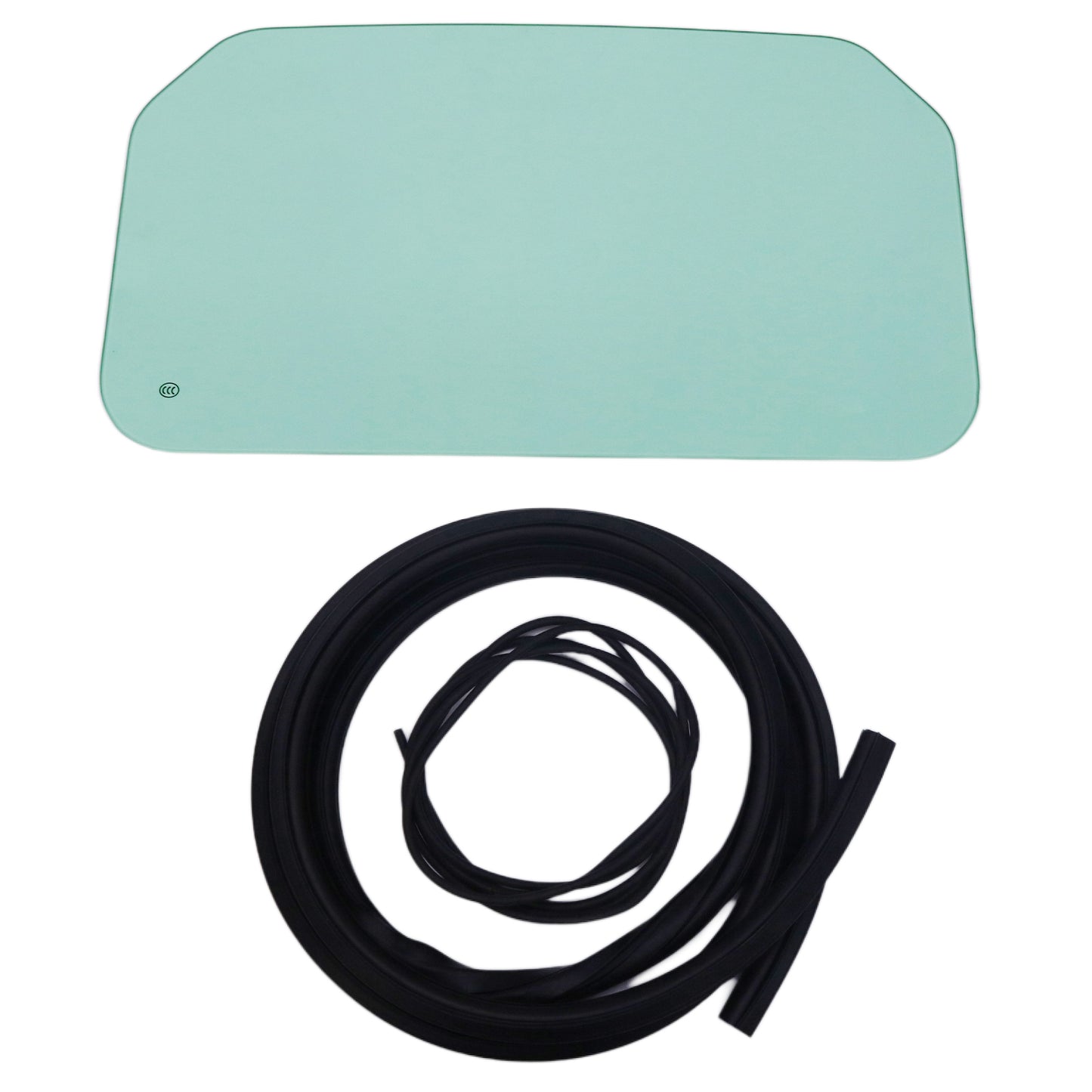 New Back Window Glass Kit Compatible with Bobcat S100 S130 S150 S160 S175 S185 S205 T110 T140 T180 T190 T200 T200 T250 T300 T320