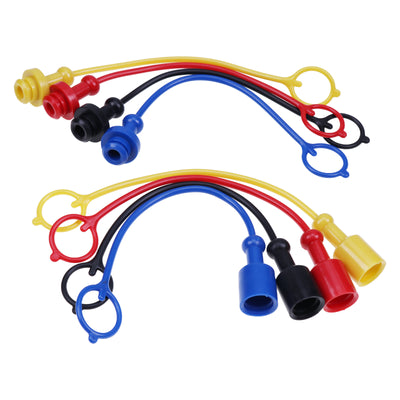 Hydraulic Quick Coupler Dust Cap & Plug Set Compatible with 1/4" John Deere 54D 60D 1023E 1025R 1026R 2025R 2026R 2032R 2036R 2038R 2305