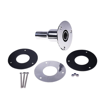 New 316 Stainless Steel Straight Thru Hull Exhaust Skin Fitting Kit 24mm Tube Diameter Socket Hardware for Webasto Planar Eberspacher Diesel Heaters var4