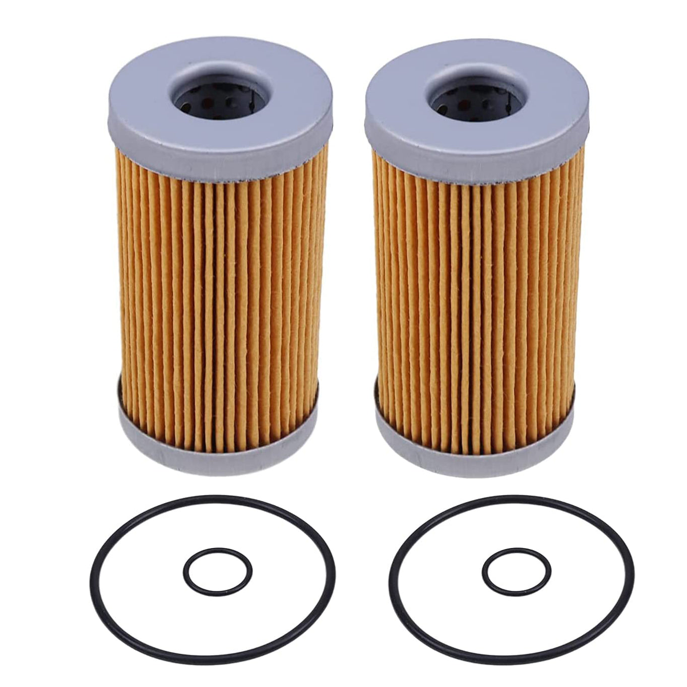 New 2X Fuel Filter W/O-ring Compatible with Case IH 234 234H 235 244 245 254 255 265 275