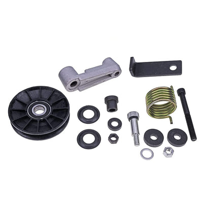 New 6662997 6725212 6700115 Cooling Fan Pulley Tensioner Kit Compatible with Bobcat 753 773 873 S175 T190 A220 A300 S130 S150 S160 S175 S185 S205 S220