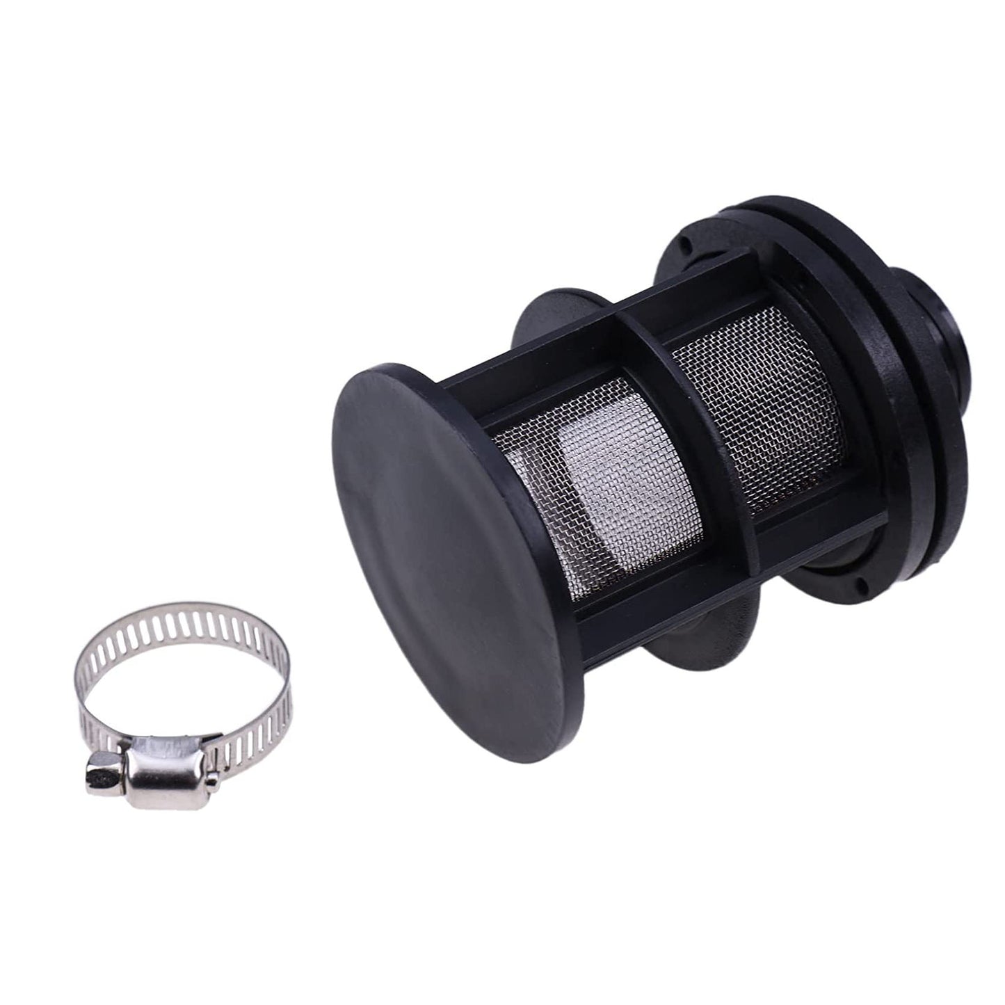 New 25mm Air Intake Filter Kit Silencer Muffler with Seal Clamp Compatible with Webasto Dometic Eberspacher Diesel Parking Heater Replace 251864810100 Exhaust Pipe