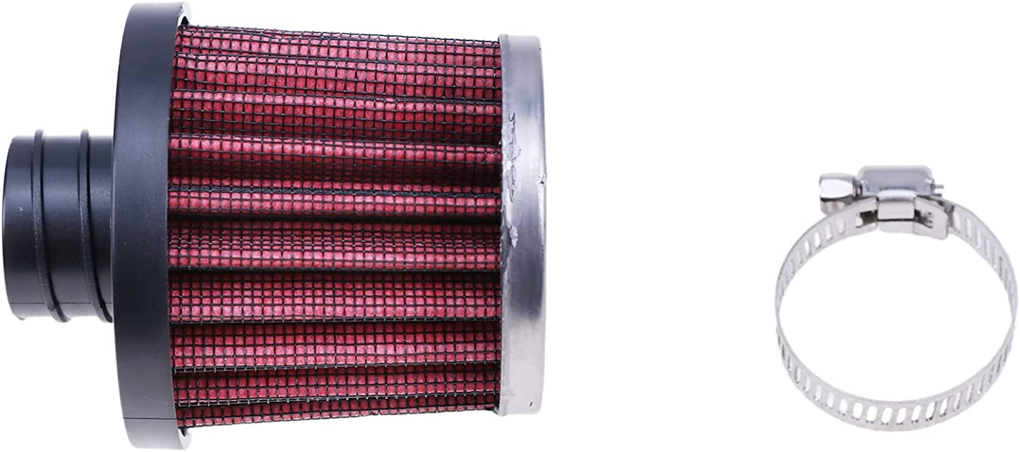 New 25mm Universal Heater Air Filter Connector Kit with Clamp Compatible with Webasto Eberspacher Parking Heater
