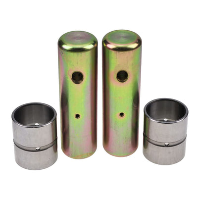2X 6711334 6708517 Pivot Pin & Bushing Kit Compatible with Bobcat A220 T200 863 864 873 883