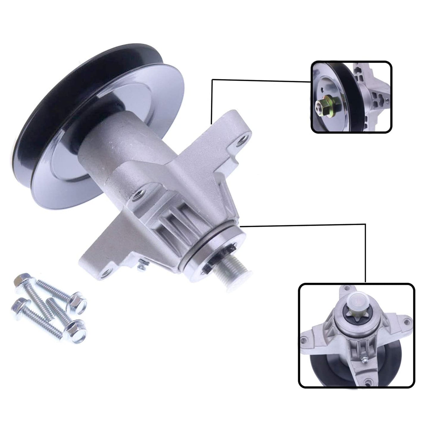 Spindle Assembly Compatible With MTD 618-04125 618-04126 18-04126A 918-04125A 918-04125B 918-04126 918-04126A461 618-04456 618-04456A