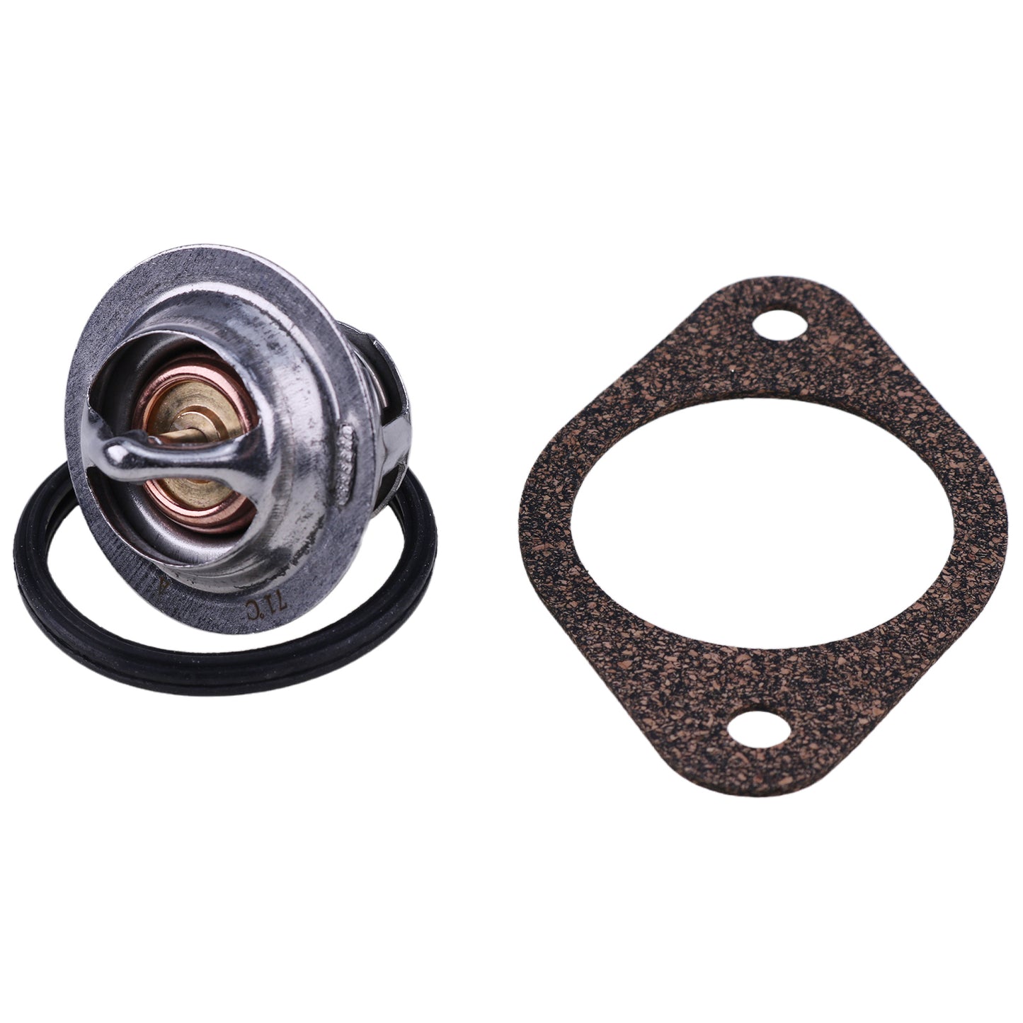 New SBA145206020 Thermostat & Gasket Compatible with Ford New Holland 1720 1920 1320 1520 1620 1715 3415 1510 1710