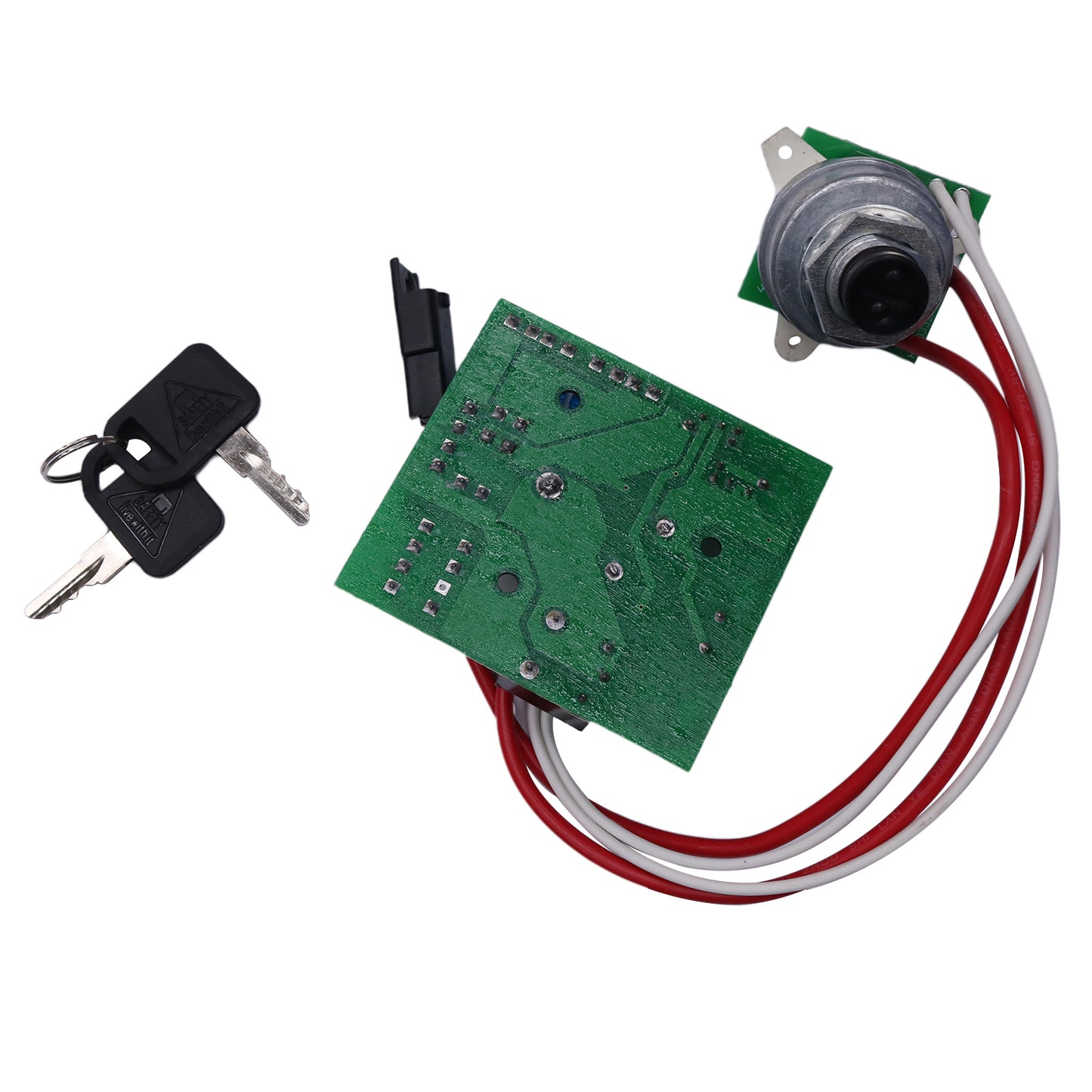 New AM124137 AM119999 Ignition Switch Module with Keys Compatible with John Deere Garden Tractors 325 335 345 Serial #s Below 070