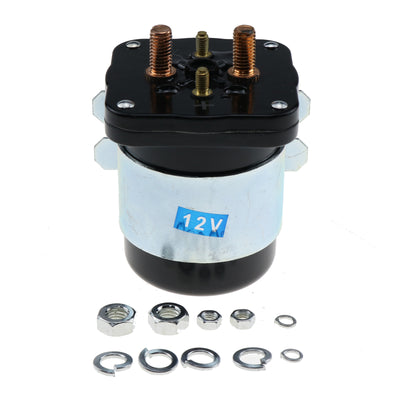 New 12V Starter Contactor Solenoid 586-105111-3 Compatible with Yamaha G8 G9 G11 G14 G16 G20 Gas Engine Ford F-250 F-350 F250 F350 7.3L Power Stroke Golf Cart Club Car DS Gas/Precedent Gas