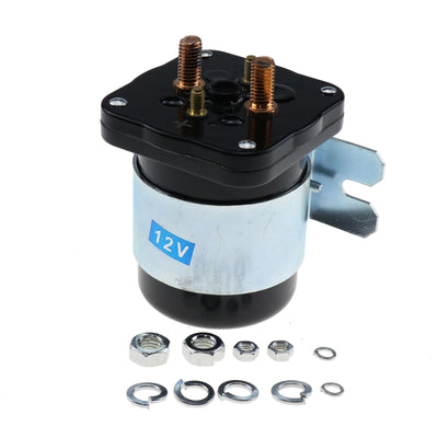 New 12V Starter Contactor Solenoid 586-105111-3 Compatible with Yamaha G8 G9 G11 G14 G16 G20 Gas Engine Ford F-250 F-350 F250 F350 7.3L Power Stroke Golf Cart Club Car DS Gas/Precedent Gas