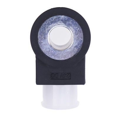 New 24V Solenoid Valve Coil 3 Prong DIN Connector 6306024 Compatible with HydraForce 08 80 88 98 Series (1/2'' Hole)