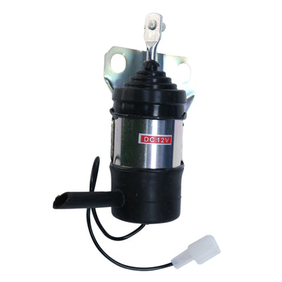 New 12V Fuel Shutoff Solenoid 15471-60010 052600-1000 Compatible with Kubota Denso B1250 B1750 L2900 L4200 Kioti Ck & DK Tractors DK35 CK20 DK50 CK30 CK25 DK40 LS LG5773 LG5493 LG4474