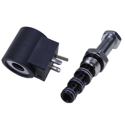 New 7017453 7012944 Cartridge Valve & Solenoid Valve Coil Compatible with JLG